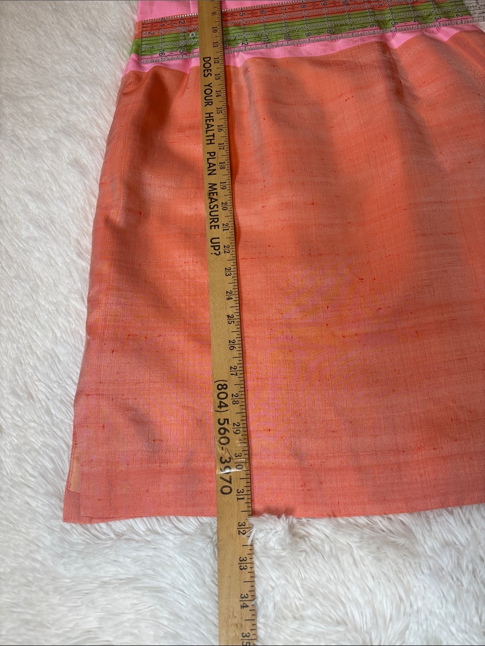 Vintage Silk Shantung Two Piece Suit Peach Pink Green Size Med Read Description - Picture 11 of 16